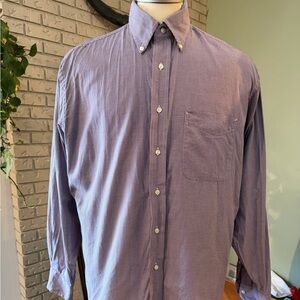 Vintage Tommy Hilfiger Micro Check Button Up Men’s L